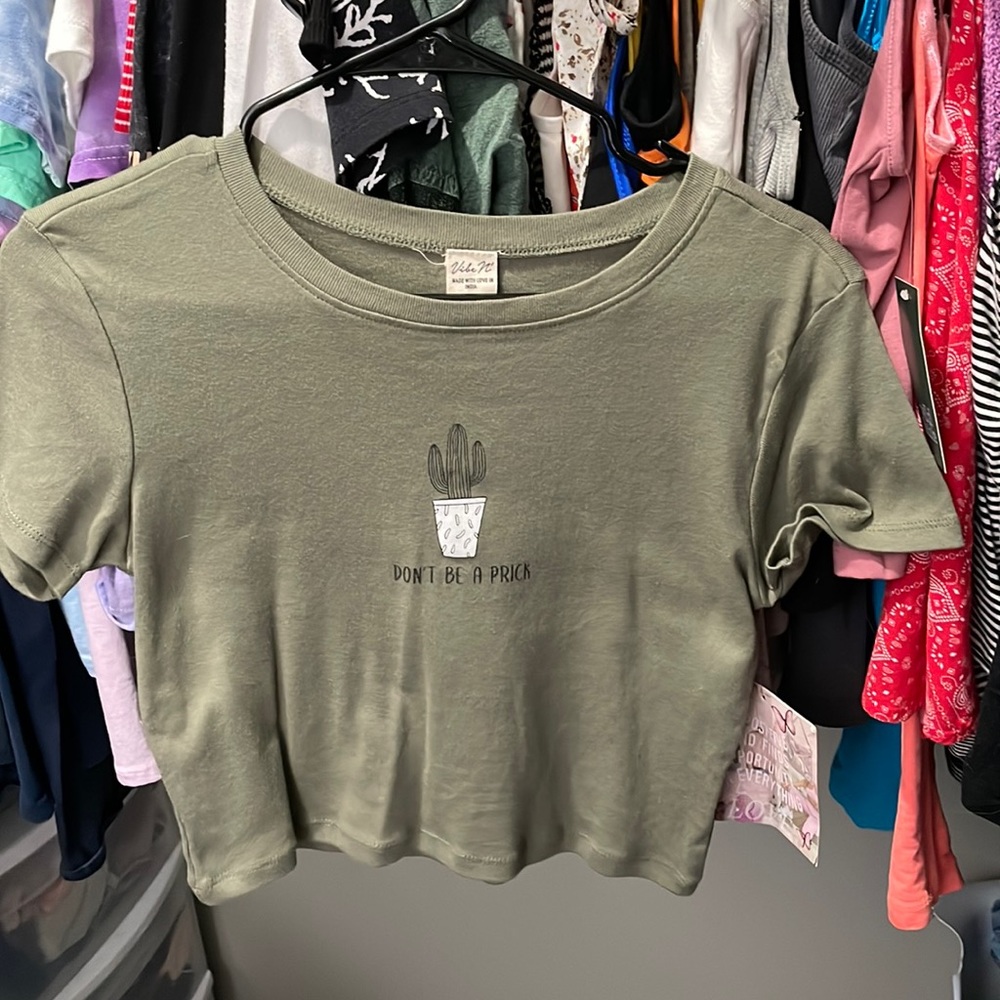Cactus crop top